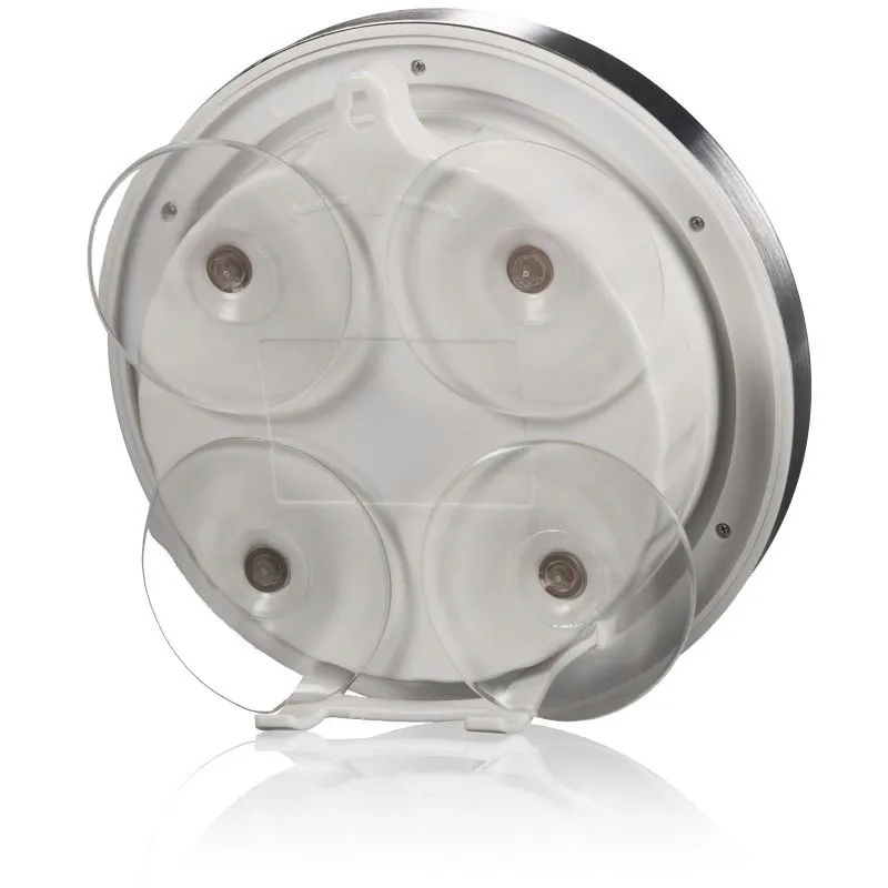 zegar-scienny-bresser-bialy-17cm-stan-nowy