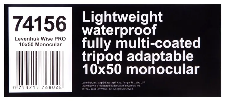 monokular-levenhuk-wise-pro-10x50-waga-produktu-590-g