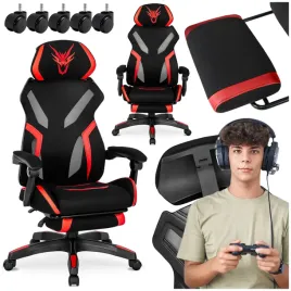 fotel-obrotowy-gamingowy-z-podnozkiem-mlodziezowy-czarny-czerwony-maximo