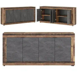 komoda-drewniana-do-salonu-przedpokoj-biura-vintage-dab-grafit-blago-180-cm