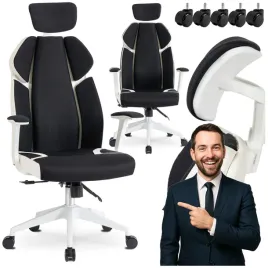 fotel-biurowy-obrotowy-ergonomiczny-krzeslo-gamingowy-bialy-czarny-duncan