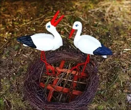 figura-ogrodowa-ozdobna-bocianie-gniazdo-z-dwoma-malymi