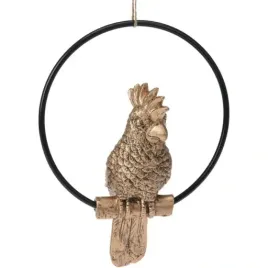 ozdoba-dekoracja-do-ogrodu-na-taras-zlota-papuga