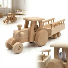 drewniany-traktor-z-przyczepa-drewno-bukowe-42-cm-produkt-polski-handmade