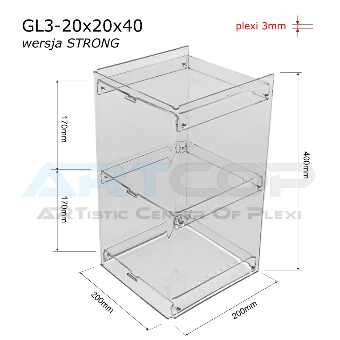 gablota-regal-wzmocniony-witrynka-20x20x40-z-plexi-do-sklepu-apteki-bhp-stan-nowy