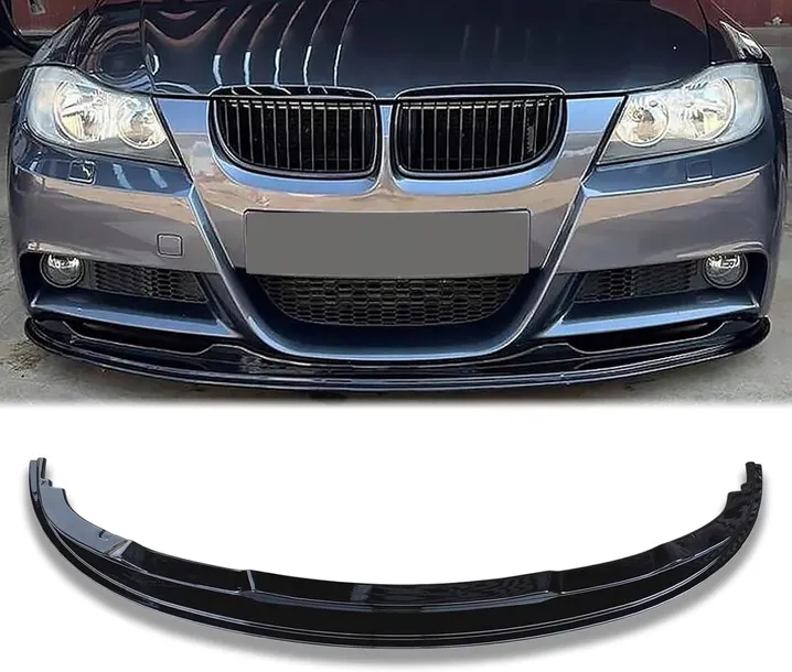 Dokładka Spliter BMW 3 E90 E91 05-07 MPakiet Czarny Połysk Black