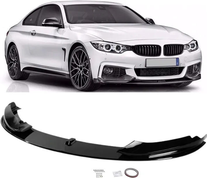 Dokładka Spliter BMW 4 F32 F33 F36 M Performance Czarny Połysk Black