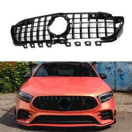 grill-atrapa-zderzaka-mercedes-a-class-w177-2018-2022-panamericana-black