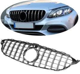 grill-atrapa-zderzaka-mercedes-c-class-w205-14-18-gtr-silver-black