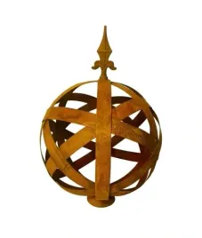 kula-dekoracyjna-rustykalna-40cm-ze-szpicem-na-podstawie-ogrod-taras-rzezba