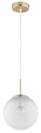 lampa-wiszaca-zlota-zyrandol-szklane-przezroczyste-kule-stella-18-cm