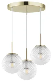 lampa-wiszaca-zyrandol-zlota-zyrandol-szklane-przezroczyste-kule-stella-led