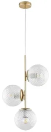 lampa-wiszaca-zyrandol-zlota-zyrandol-szklane-przezroczyste-kule-stella-led