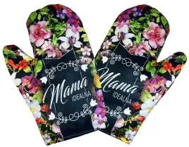 rekawica-kuchenna-mama-idealna-kwiaty-dzien-mamy-matki-prezent-upominek