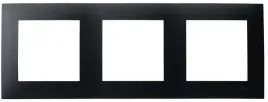 r-3z-33-ramka-potrojna-szafir-czarny-metalik
