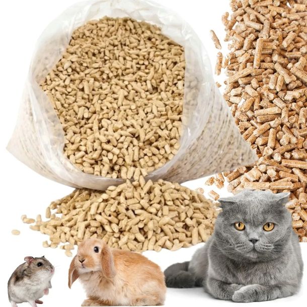 ŻWIREK DREWNIANY PELLET GRANULAT DLA KOTA KRÓLIKA ŚWINKI DO KUWET 15KG ECO