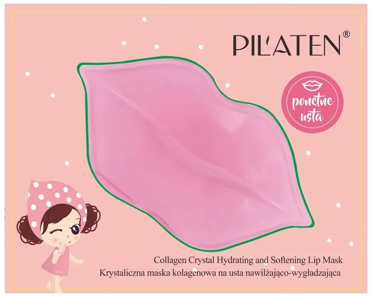PILATEN MASECZKA MASKA KOLAGENOWA NA USTA POWIEKSZA I UJĘDRNIA USTA 9g