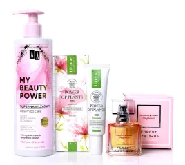 Zdjęcie produktu PREZENT NA DZIEŃ MAMY WODA PERFUMOWANA ZESTAW KOSMETYKÓW PIELĘGNACYJNYCH