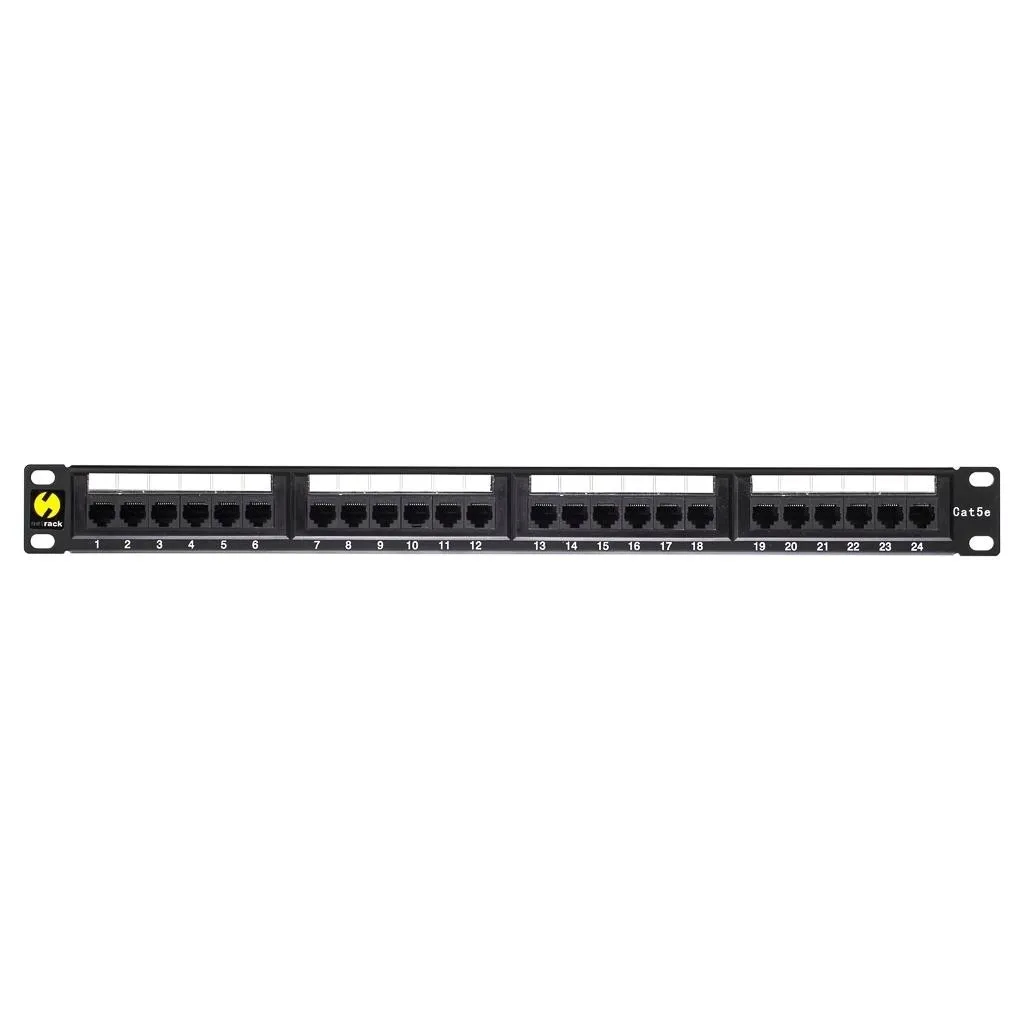 patch-panel-rack-19-1u-24-porty-kat-5e-utp-netrack-z-polka-patchpanel-stan-nowy