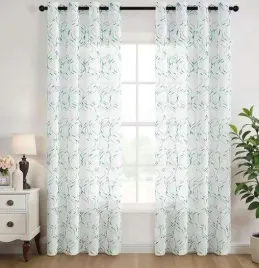 zaslony-gotowe-polprzezroczyste-wzor-diamentowy-zielony-140x245cm-2szt