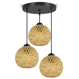 lampa-sufitowa-wiszaca-bambusowa-pleciona-boho-naturalna-584-ez3-led-czarna