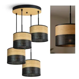 lampa-sufitowa-wiszaca-zyrandol-czarna-z-drewna-497-ez4-nad-stol-loft-led