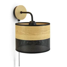 lampa-scienna-kinkiet-czarna-z-drewna-nastrojowa-497-kw1-metalowa-loft-led