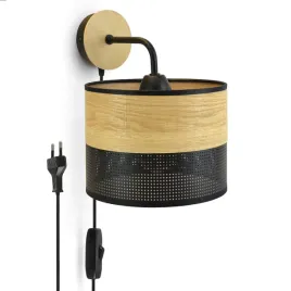 lampa-scienna-kinkiet-czarna-z-drewna-nastrojowa-497-kpw-metalowa-loft-led