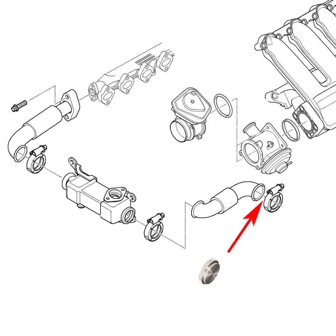 zaslepka-zaworu-egr-bmw-e46-e60-e61-3-0-d-m57n-stan-nowy