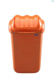 kosz-do-segregacji-smieci-pojemnik-uchylny-orange-plafor-fala-15l