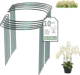 podpory-do-roslin-kratki-metalowe-polokragle-25x40-cm-zestaw-10-szt