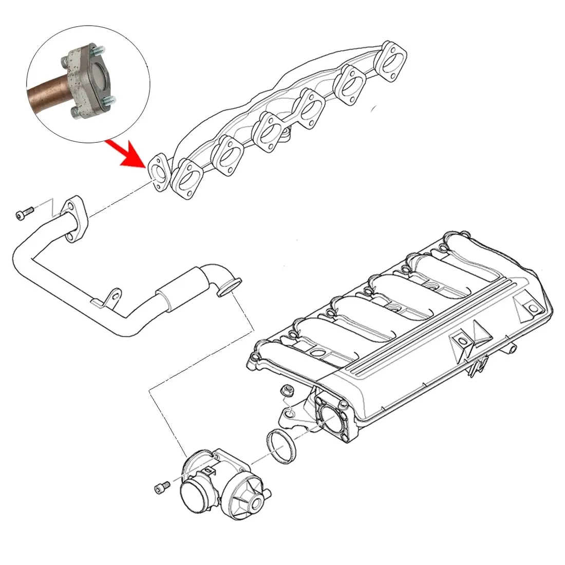 zaslepka-zaworu-egr-bmw-e46-e38-e39-e90-x5-e53-e90