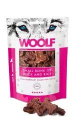 woolf-przysmak-dla-psa-small-bone-of-duck-and-rice-kaczka-100g