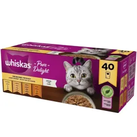 whiskas-saszetki-85gx40-pure-delight-drobiowe-frykasy-w-galarecie