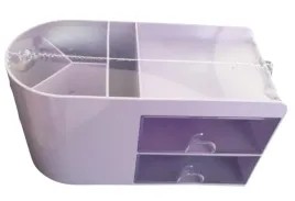 plastikowy-organizer-na-biurko-2-szufladki-miejsce-na-karteczki