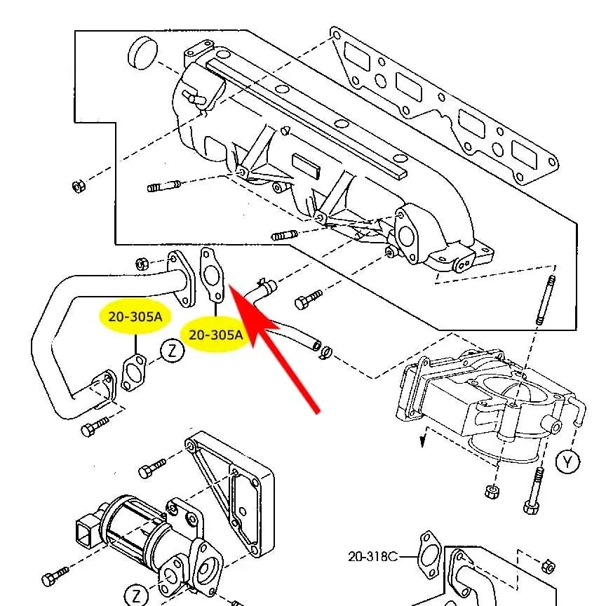 048-zaslepka-egr-mazda-6-2-0-citd-stan-nowy