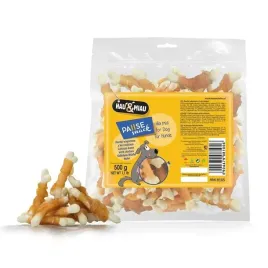 hau-miau-pausesnack-przysmak-dla-psa-kostki-wapienne-z-kurczakiem-500g