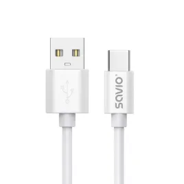 savio-usb-cable-2-m-usb-2-0-usb-a-usb-c-white-cl-168-kabel-usb-3-m-bia