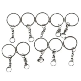 brelok-baza-srebrna-zawieszka-do-brelokow-z-lancuszkiem-25mm-zestaw-10szt