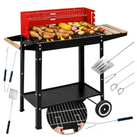 grill-weglowy-ogrodowy-chromowany-ruszt-przenosny-regulacja-akcesoria-polki