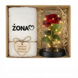 prezent-dla-babci-kosz-zestaw-roza-recznik-na-dzien-babci-zapakowany-gotowy