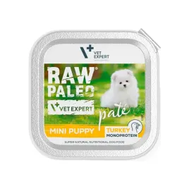 raw-paleo-turkey-pate-mini-puppy-alu-tray-150g