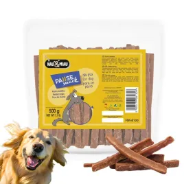 hau-miau-pausesnack-przysmak-dla-psa-paski-z-krolika-500g