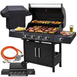 grill-gazowy-13kw-4-1-z-reduktorem-pokrowcem-palnik-boczny-zeliwny-ruszt