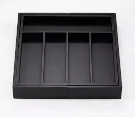 organizer-bambusowy-do-szuflady-rozkladany-kinghoff-czarny-pojemny-duzy