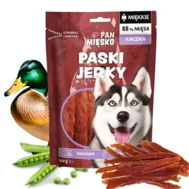 pan-miesko-przysmak-dla-psa-paski-jerky-kaczka-100g