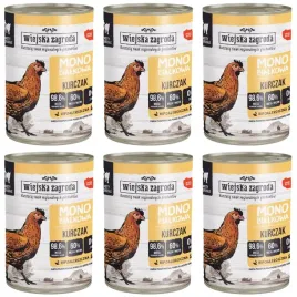 wiejska-zagroda-mokra-karma-dla-kota-monobialkowa-kurczak-6x400g