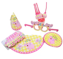 zestaw-urodzinowy-dla-dzieci-pappierowe-talerzyki-kubki-czapki-slon