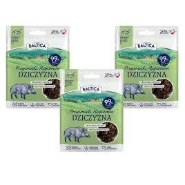 baltica-przysmaki-dla-psa-polmiekkie-dziczyzna-3x30g
