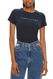 tommy-jeans-t-shirt-damski-slim-granatowy-l